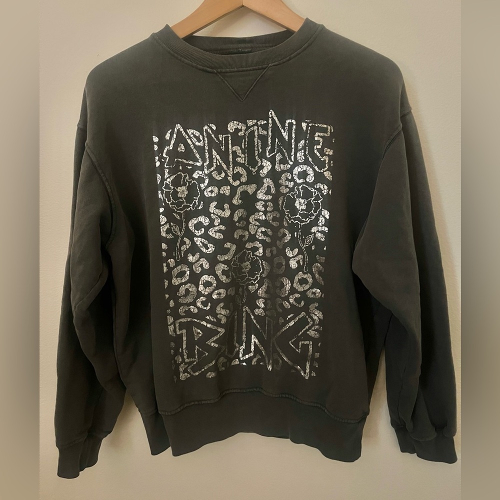 Anine Bing Crew Neck Sweatshirt